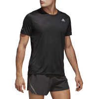 Футболка мужская Adidas RUN TEE черная CG1953 изображение 2