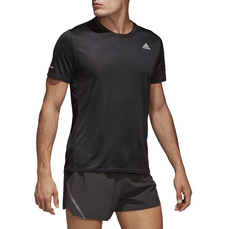 Футболка мужская Adidas RUN TEE черная CG1953 — фото 2 — Sport City Футболка мужская Adidas RUN TEE черная CG1953 — фото 2