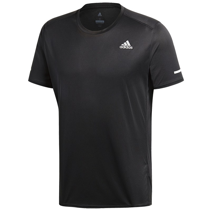 Футболка мужская Adidas RUN TEE черная CG1953 — Sport City Футболка мужская Adidas RUN TEE черная CG1953