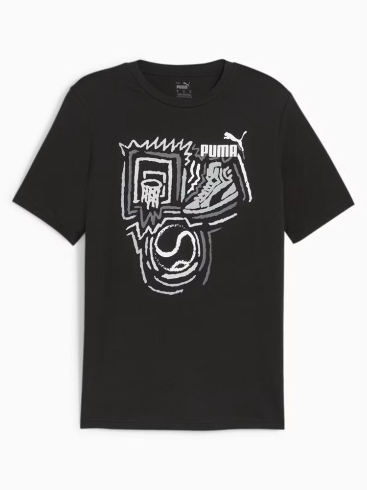 Футболка мужская Puma GRAPHICS Year of Sports Tee черная 68017601 изображение 2
