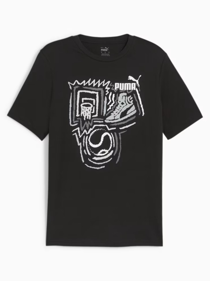 Футболка мужская Puma GRAPHICS Year of Sports Tee черная 68017601 изображение 2