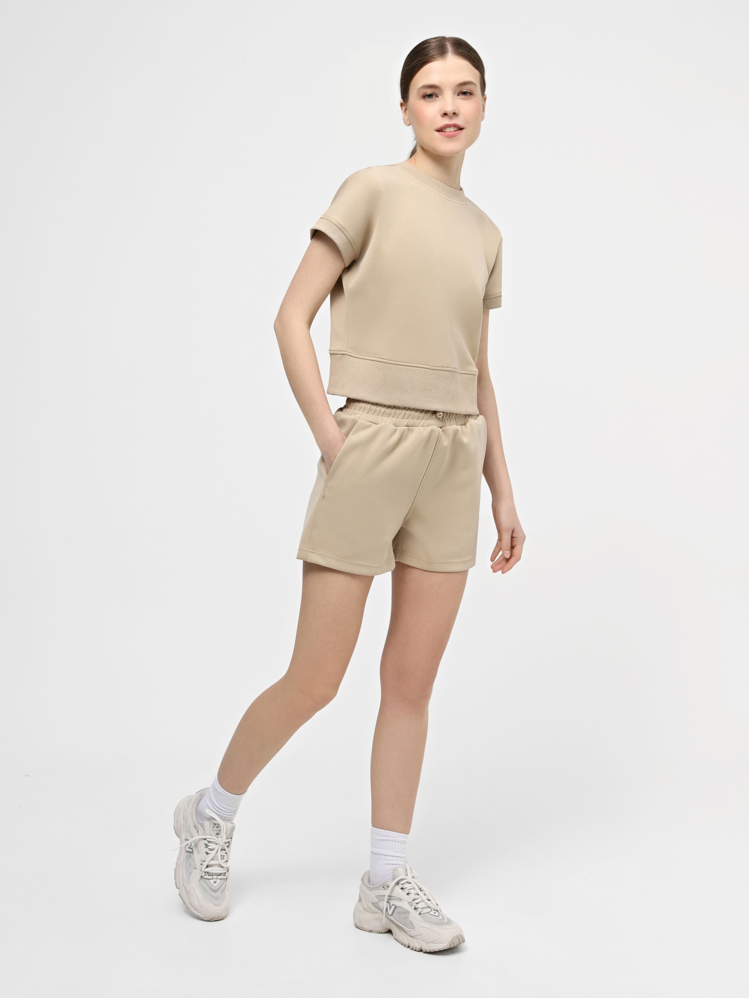 Шорти жіночі Evoids Gransa бежеві 142402-125 изображение 4