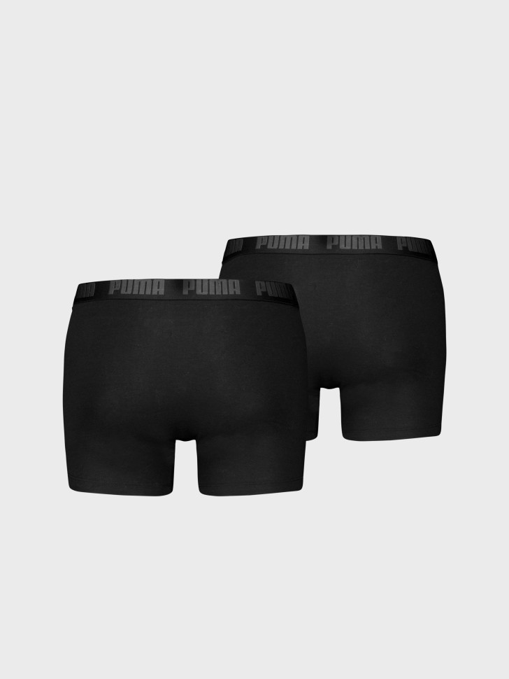 Боксери чоловічі Puma EVERYDAY BASIC BOXER 2P чорні 93832002 изображение 6