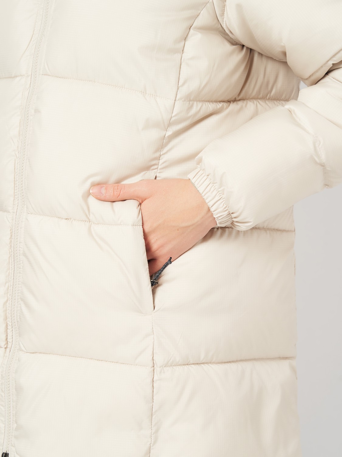 Куртка женская Columbia Puffect™ II Mid Hooded Jacket бежевая  2088471-278 изображение 6