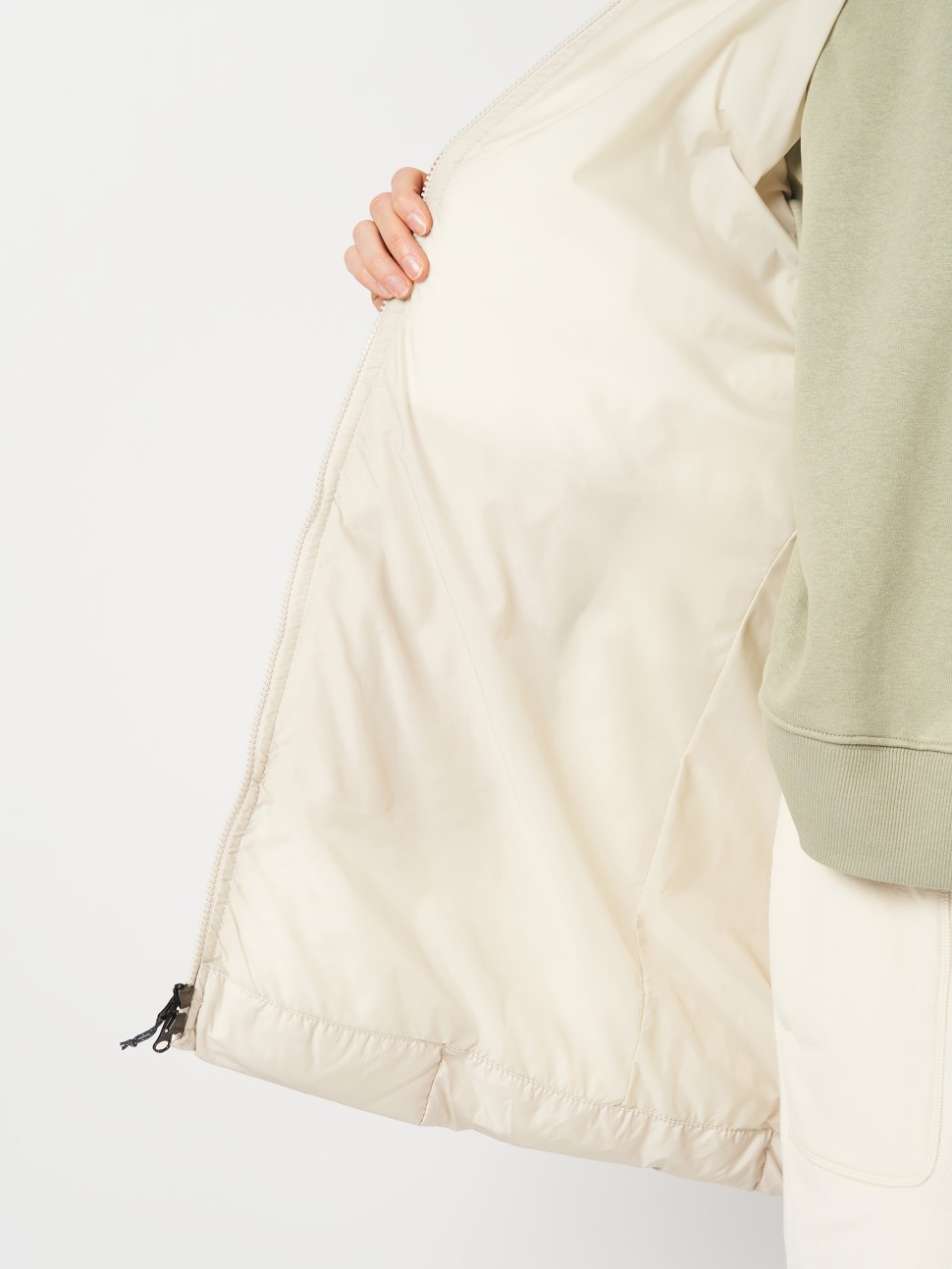 Куртка жіноча Columbia Puffect™ II Mid Hooded Jacket бежева 2088471-278 — фото 7