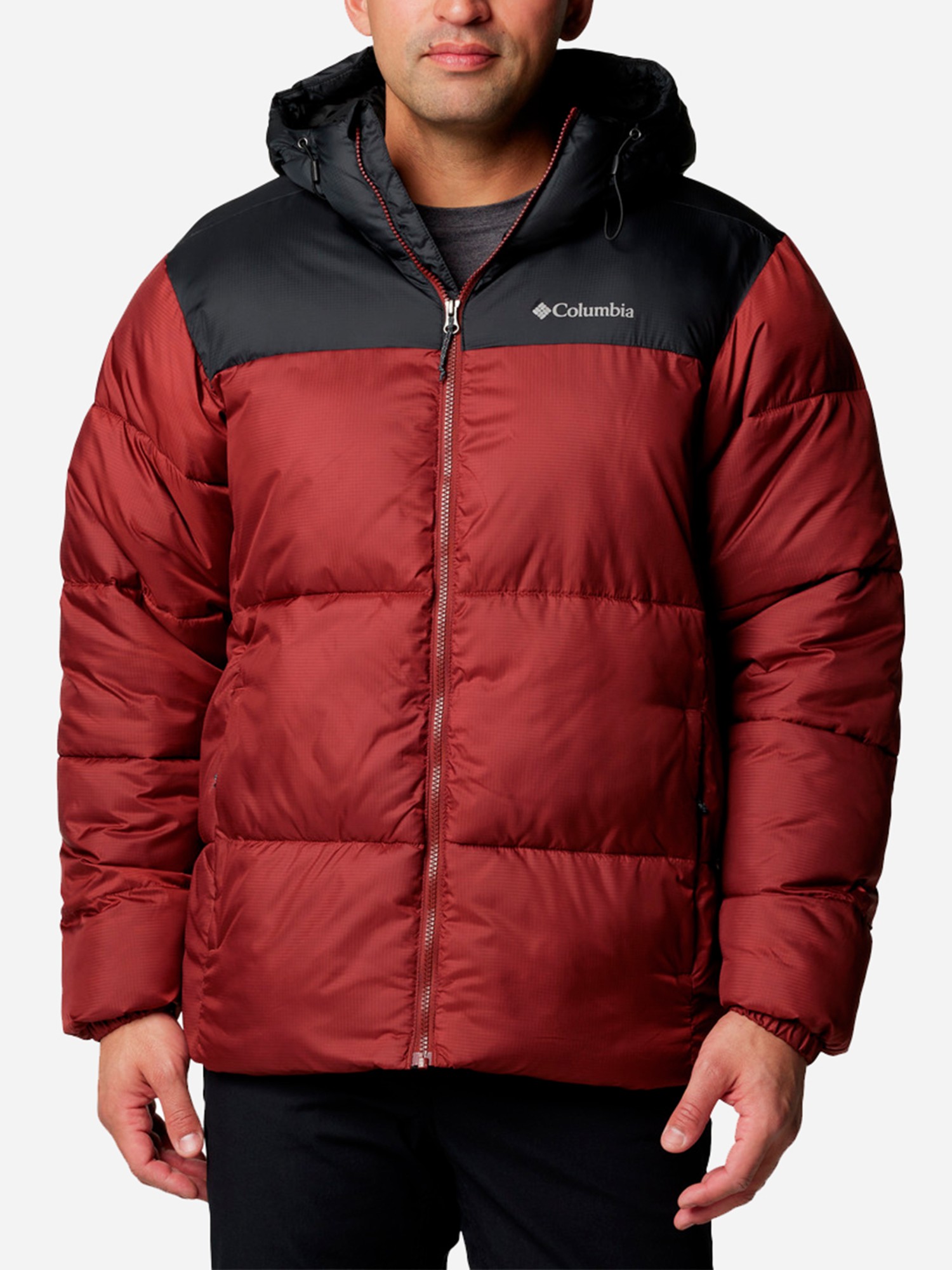 Куртка мужская Columbia Puffect™ II Hooded Jacket красная 2086851-681 изображение 2