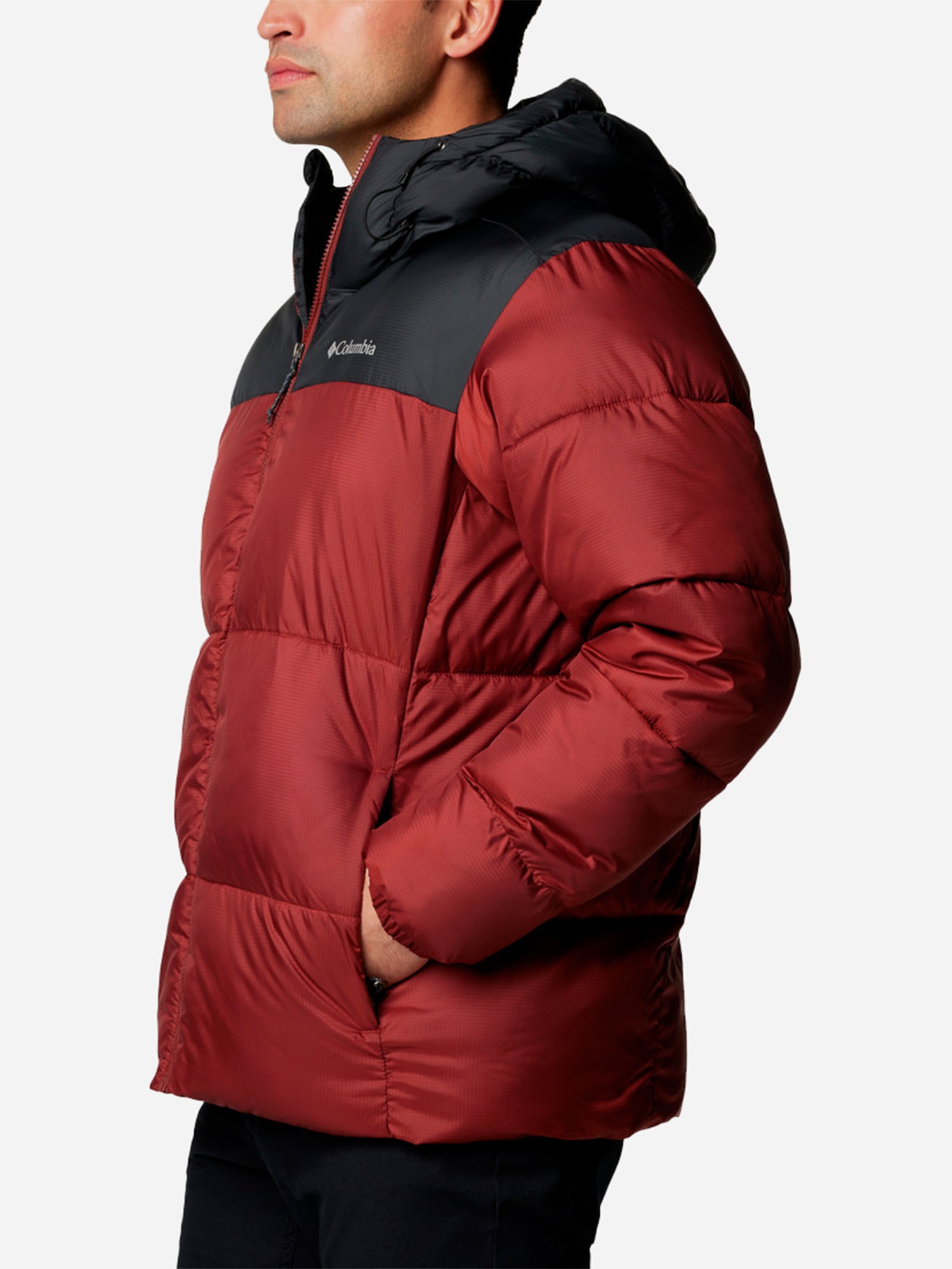 Куртка мужская Columbia Puffect™ II Hooded Jacket красная 2086851-681 изображение 4