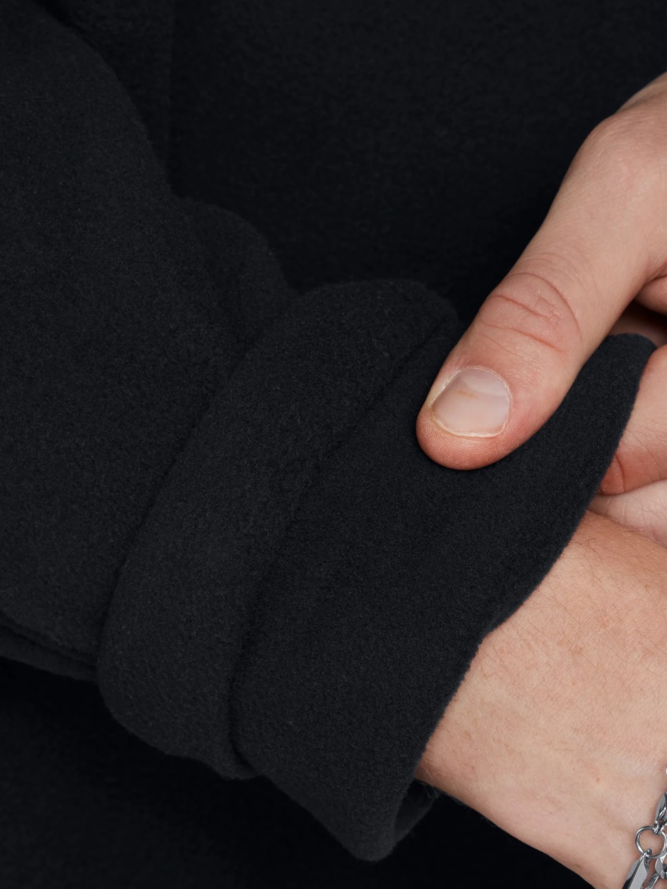 Толстовка чоловіча Under Armour UA Expanse Fleece HZ чорна 1387570-001 — фото 4