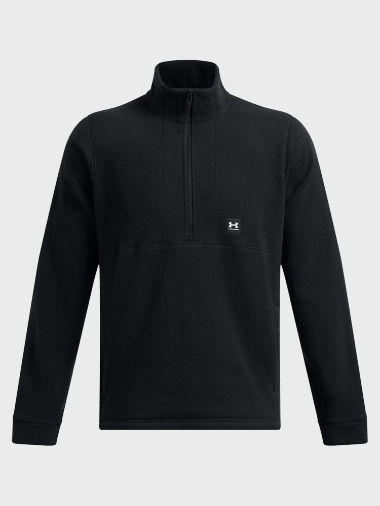 Толстовка мужская Under Armour UA Expanse Fleece HZ черная 1387570-001 изображение 5
