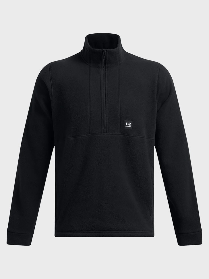 Толстовка мужская Under Armour UA Expanse Fleece HZ черная 1387570-001 изображение 5