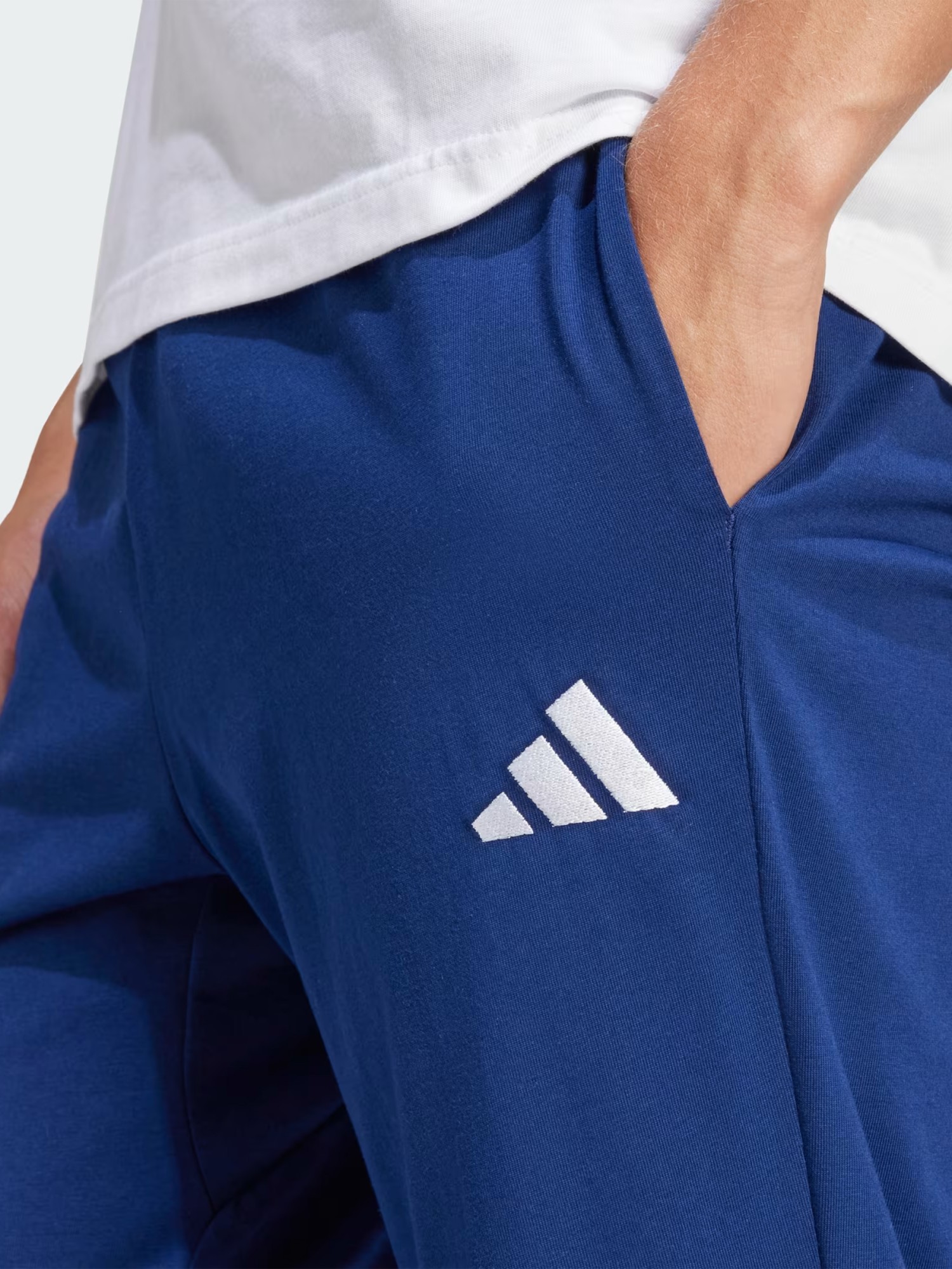 Брюки мужские Adidas M SL SJ TO PT синие JF1108 изображение 6