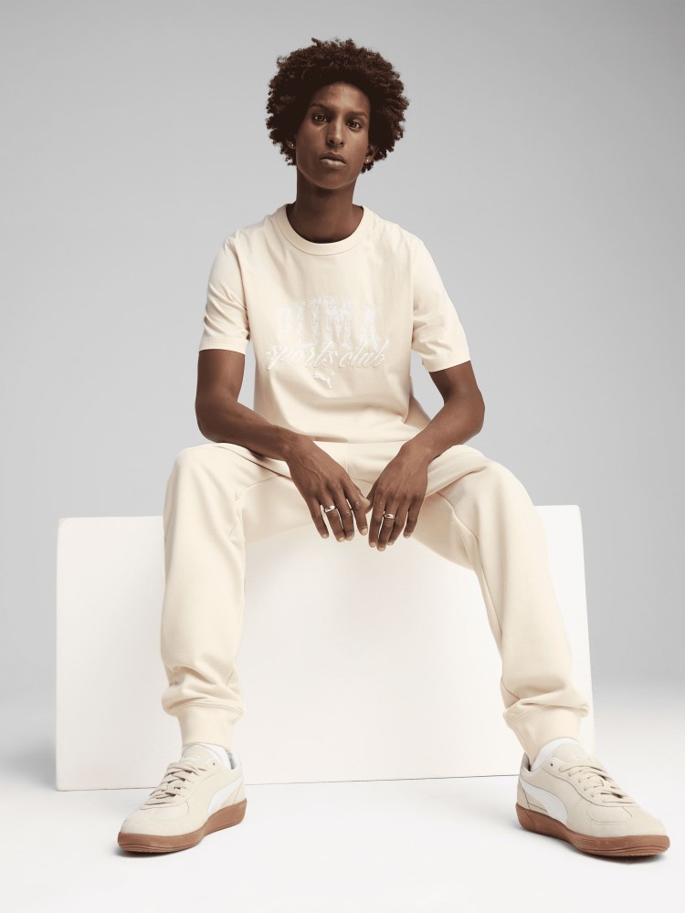 Футболка чоловіча Puma PUMA CLASS Graphic Tee бежева 68464387 изображение 4