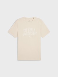 Футболка чоловіча Puma PUMA CLASS Graphic Tee бежева 68464387 изображение 5