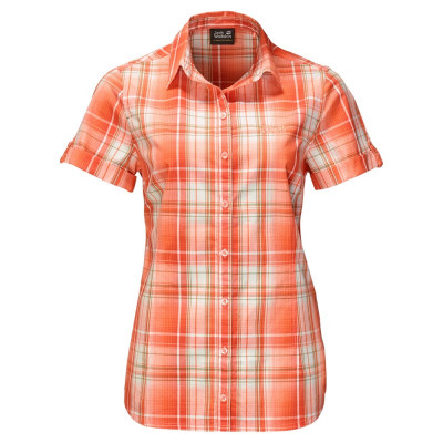 Рубашка женская Jack Wolfskin оранжевая 1402411-7816
