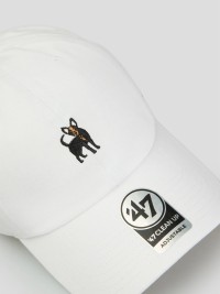 Кепка унисекс 47 Brand DOG BASE RUNNER ICON белая BSRIC1411GWS-WHE изображение 3