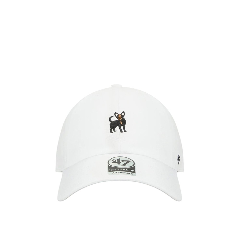Кепка унисекс 47 Brand DOG BASE RUNNER ICON белая BSRIC1411GWS-WHE
