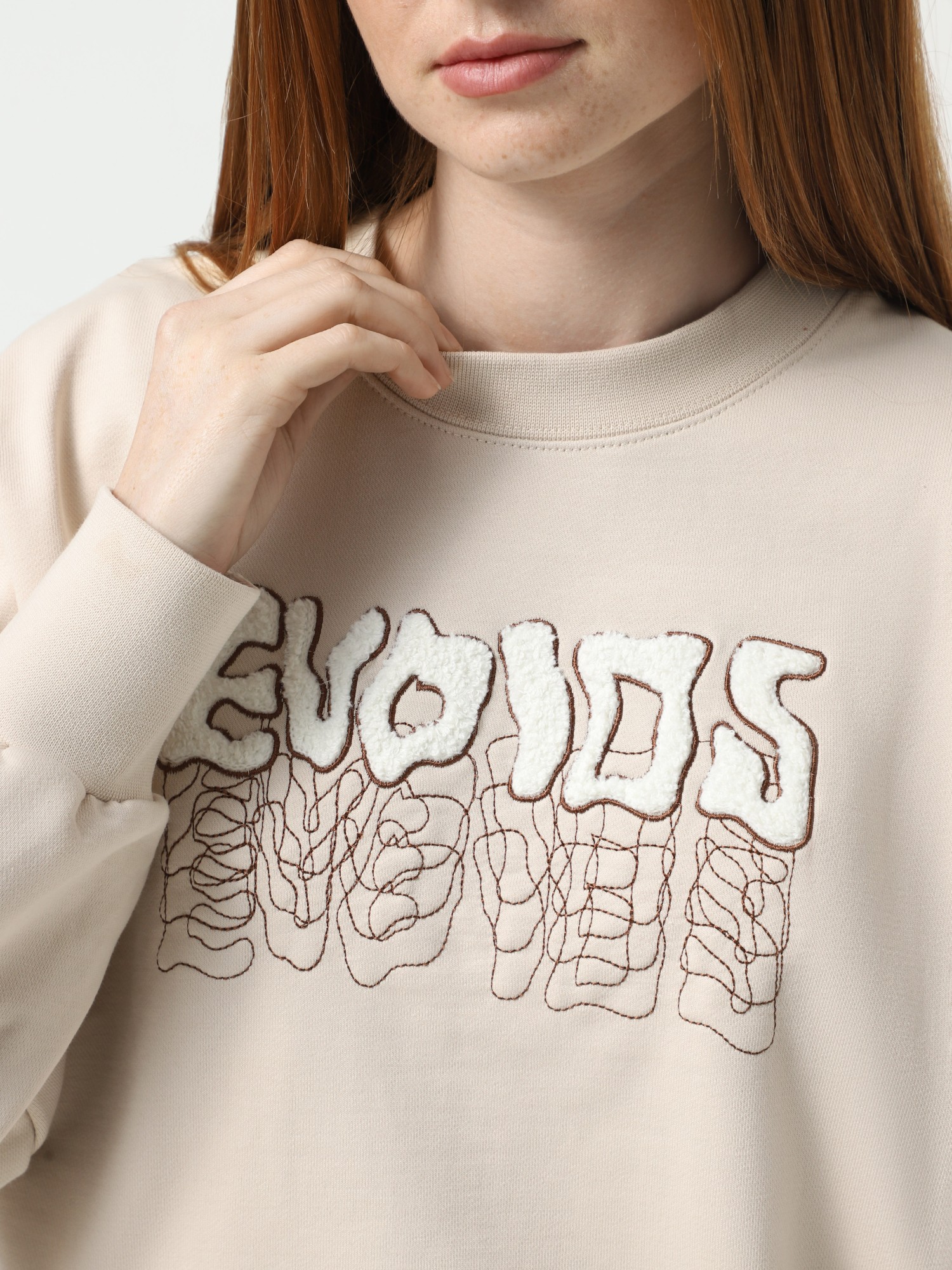 Толстовка жіноча Evoids Gemma бежева 552558-125 изображение 4