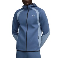 Толстовка чоловіча Puma EVOSTRIPE FZ Hoodie DK блакитна 68823180 изображение 1