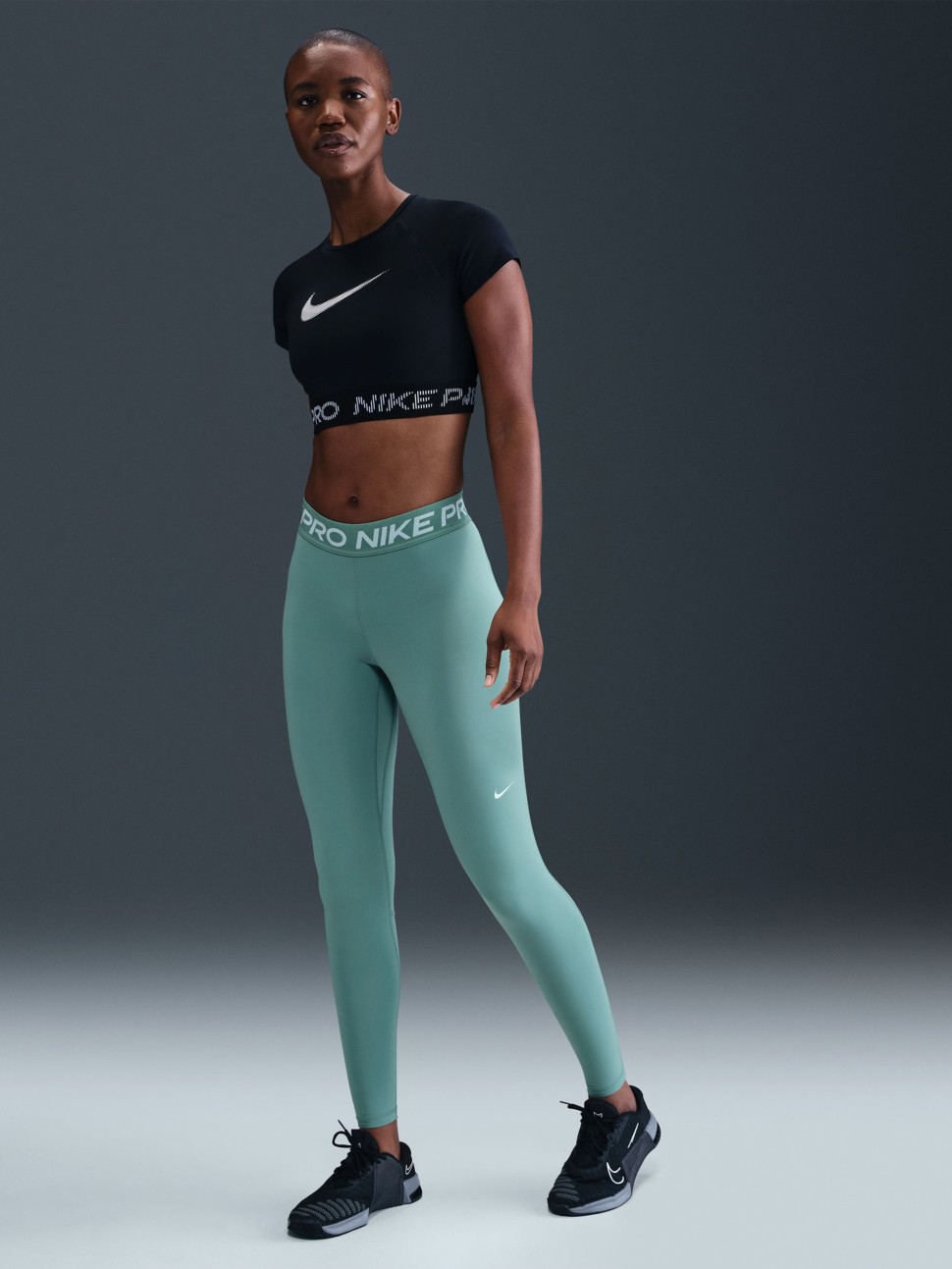 Легінси жіночі Nike W NP 365 TIGHT бірюзові CZ9779-027 — фото 5