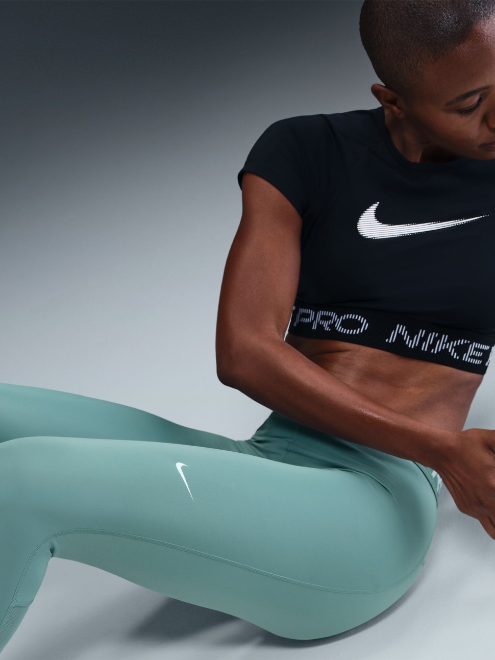Легінси жіночі Nike W NP 365 TIGHT бірюзові CZ9779-027 — фото 9