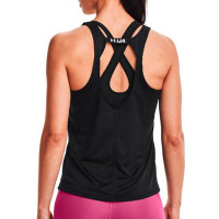 Майка женская Under Armour Ua Fly By Tank черная 1361394-001 изображение 2