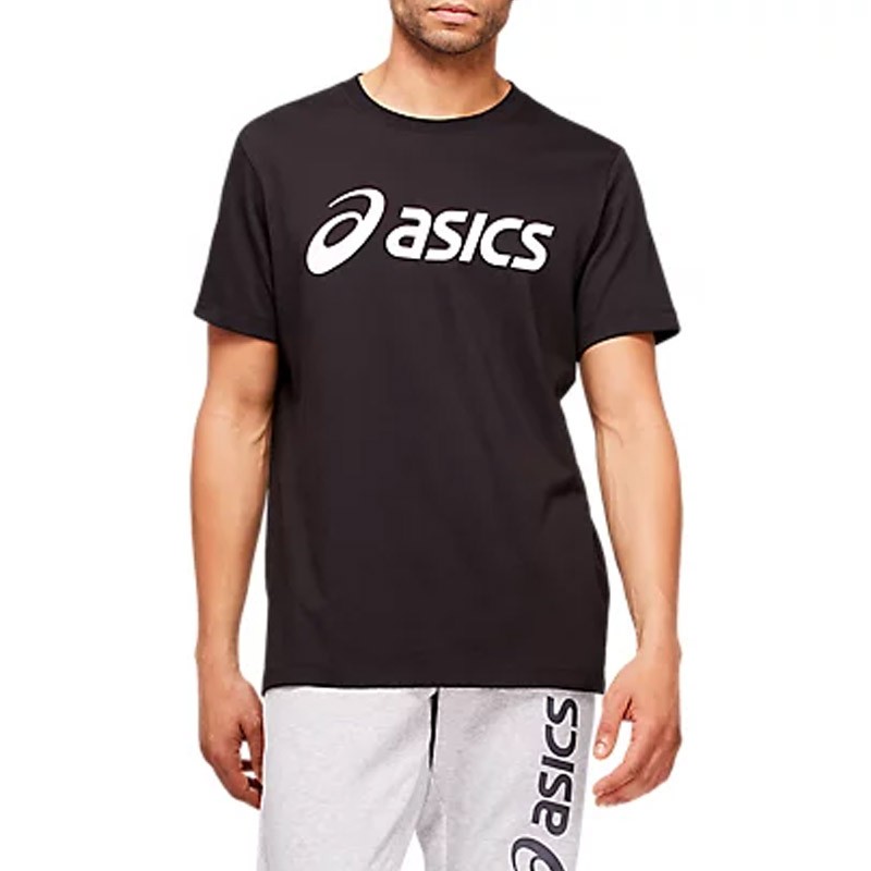 Футболка чоловіча Asics Big Logo Tee чорна 2031A978-001 — фото 2