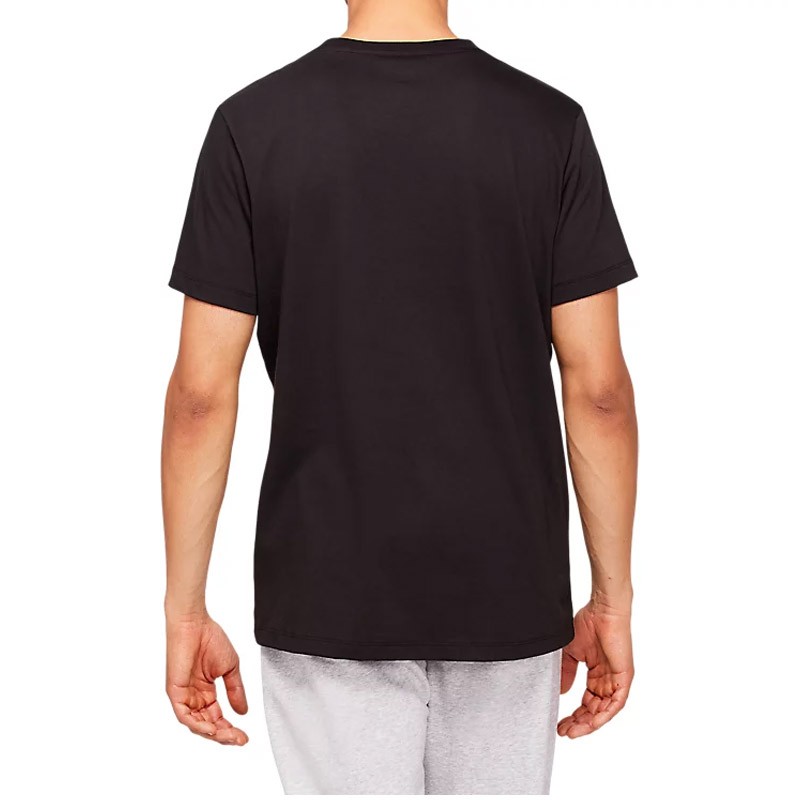 Футболка мужская Asics Big Logo Tee черная 2031A978-001 изображение 3