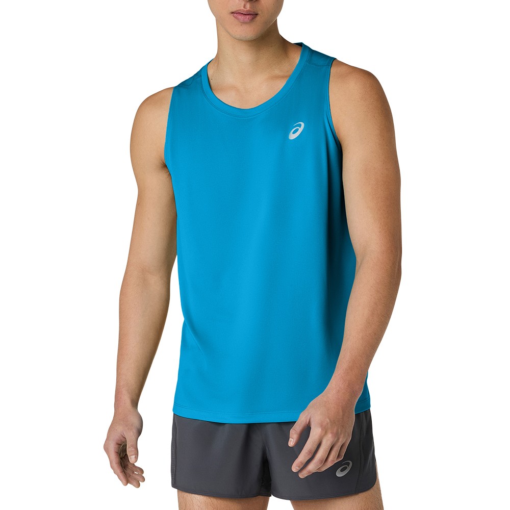 Майка мужская Asics CORE SINGLET голубая 2011D223-401