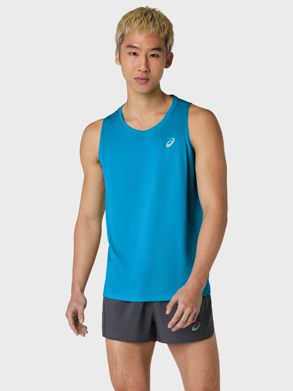 Майка чоловіча Asics CORE SINGLET блакитна 2011D223-401 — фото 2