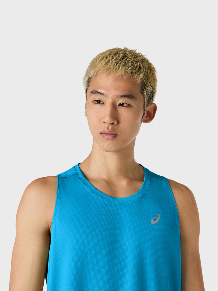 Майка мужская Asics CORE SINGLET голубая 2011D223-401 изображение 5