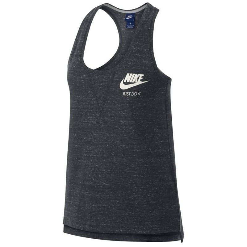 Майка женская Nike NSW GYM VNTG TANK серая 883735-060 изображение 1