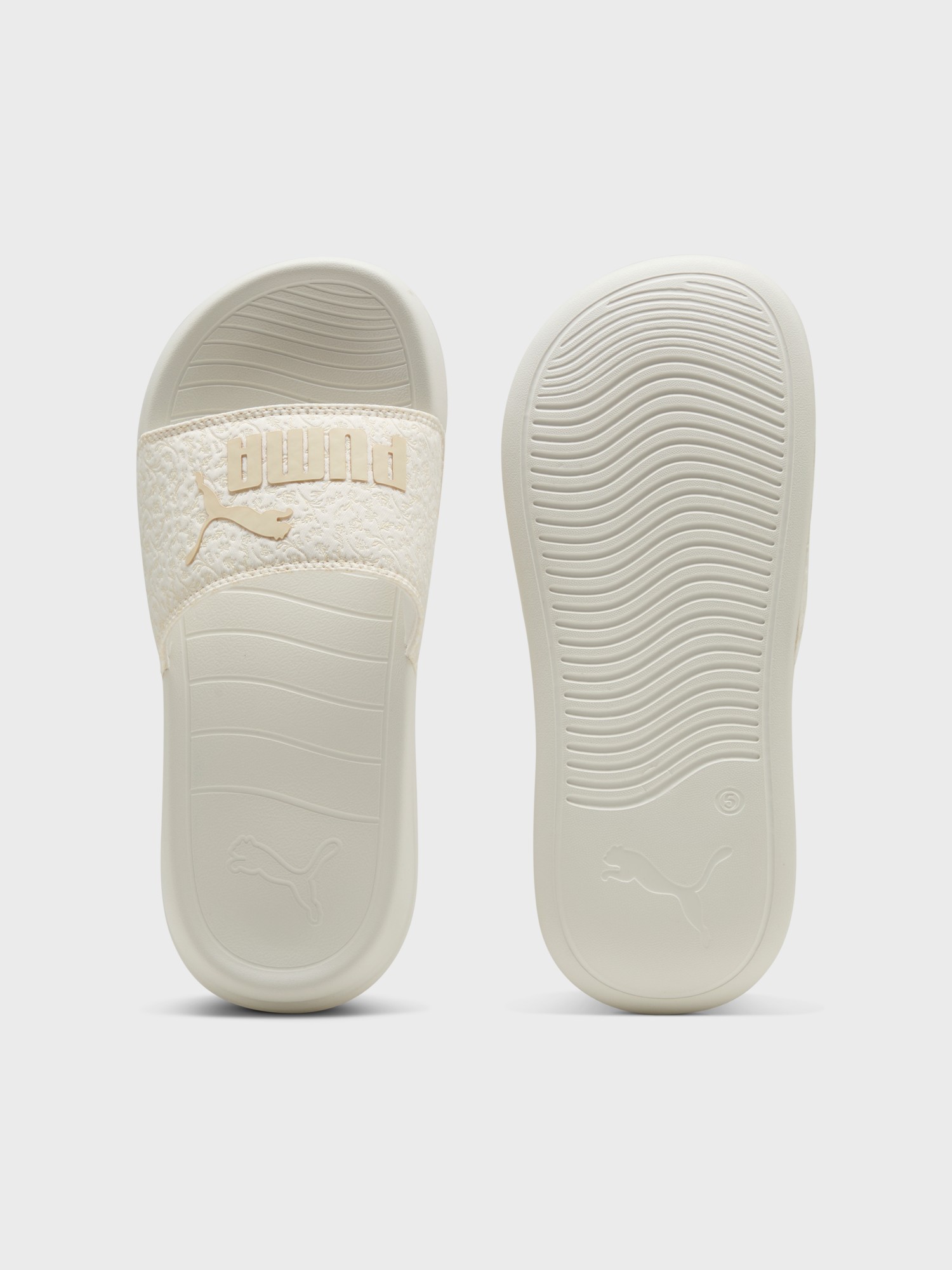 Пляжне взуття жіноче Puma Popcat 20 Fleurs de Provence кремове 40485801 изображение 7