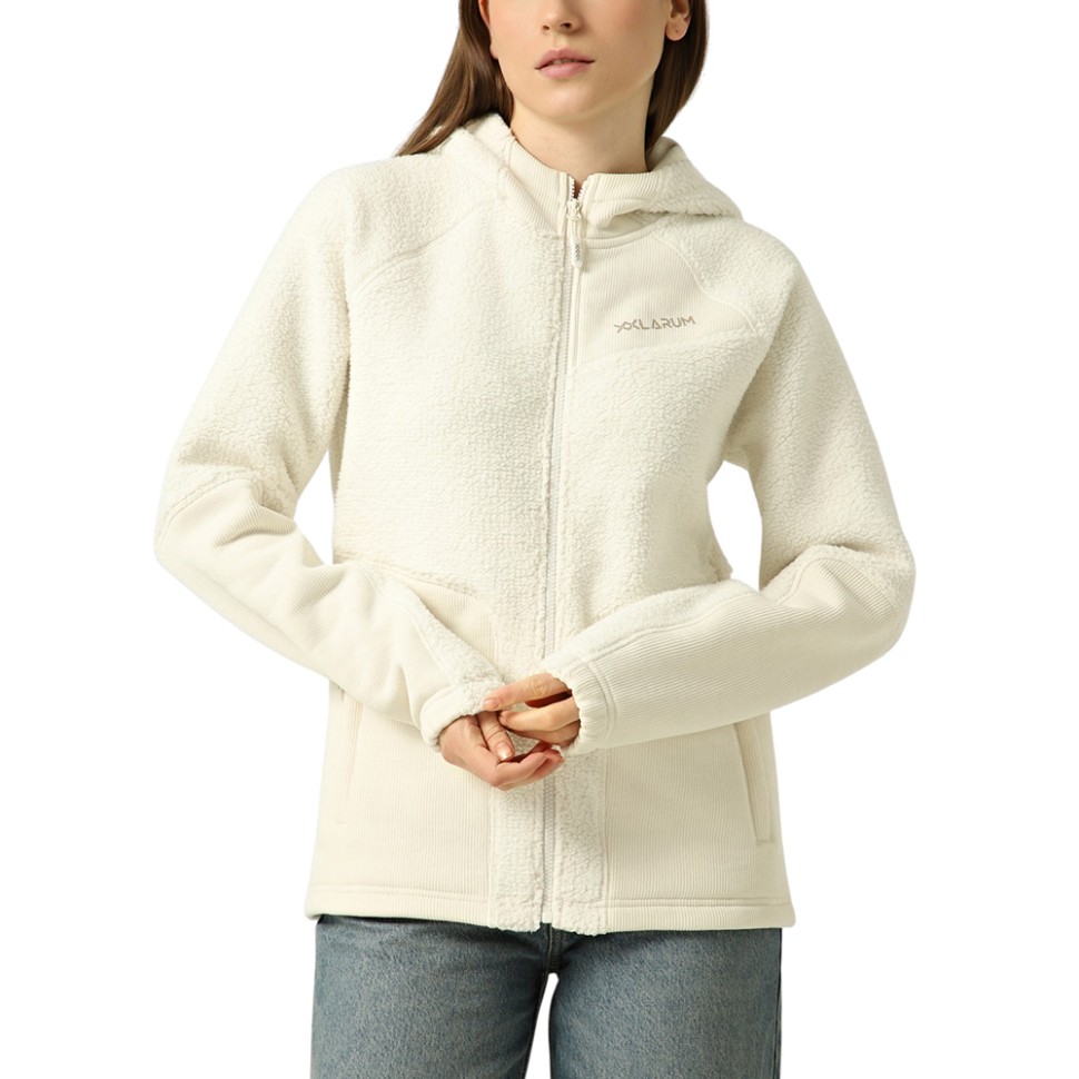 Толстовка женская Larum Veloro белая 432603-100 — Sport City Толстовка женская Larum Veloro белая 432603-100