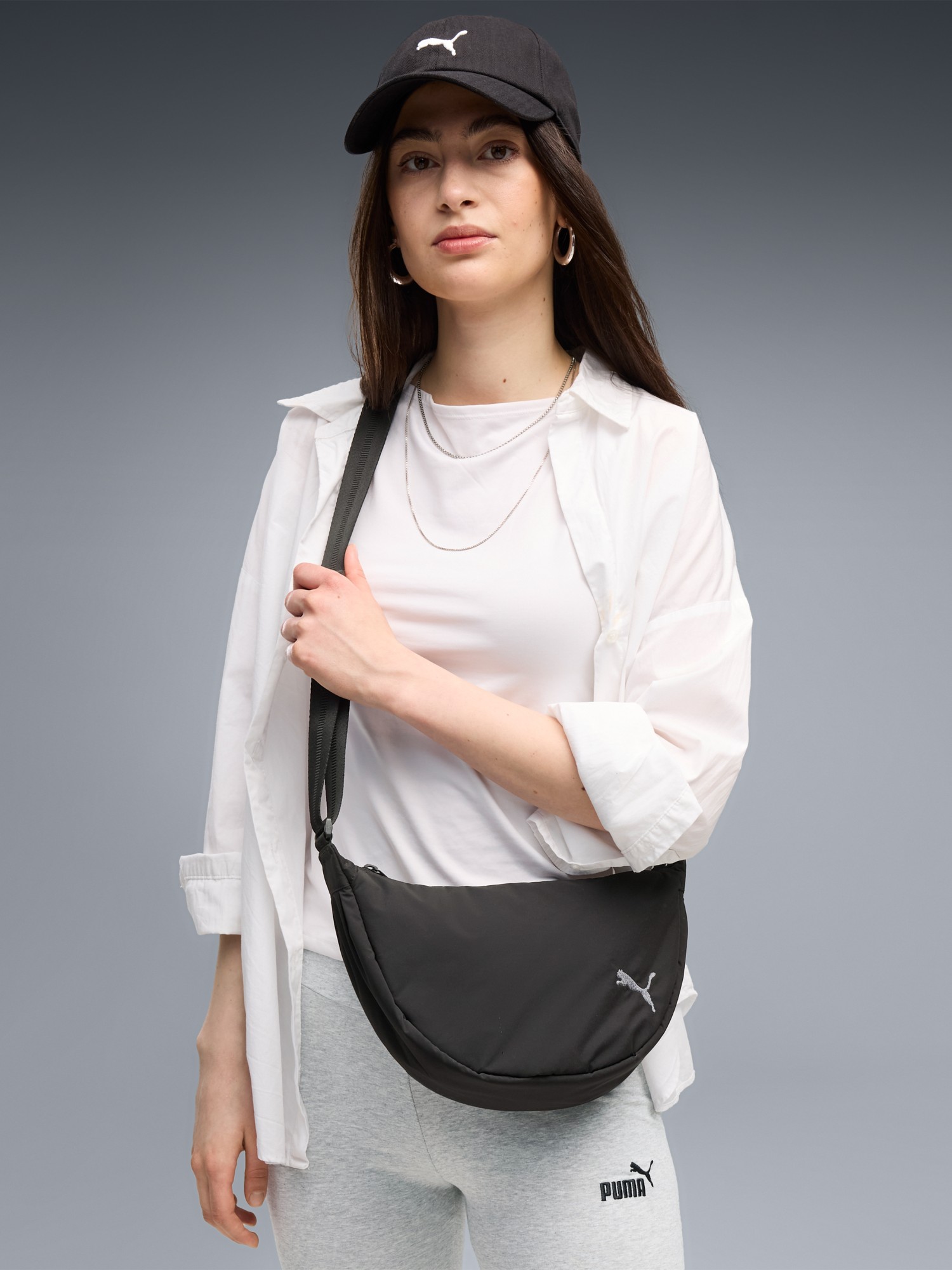 Сумка Puma HER Half Moon Bag чорна 09276901 изображение 5