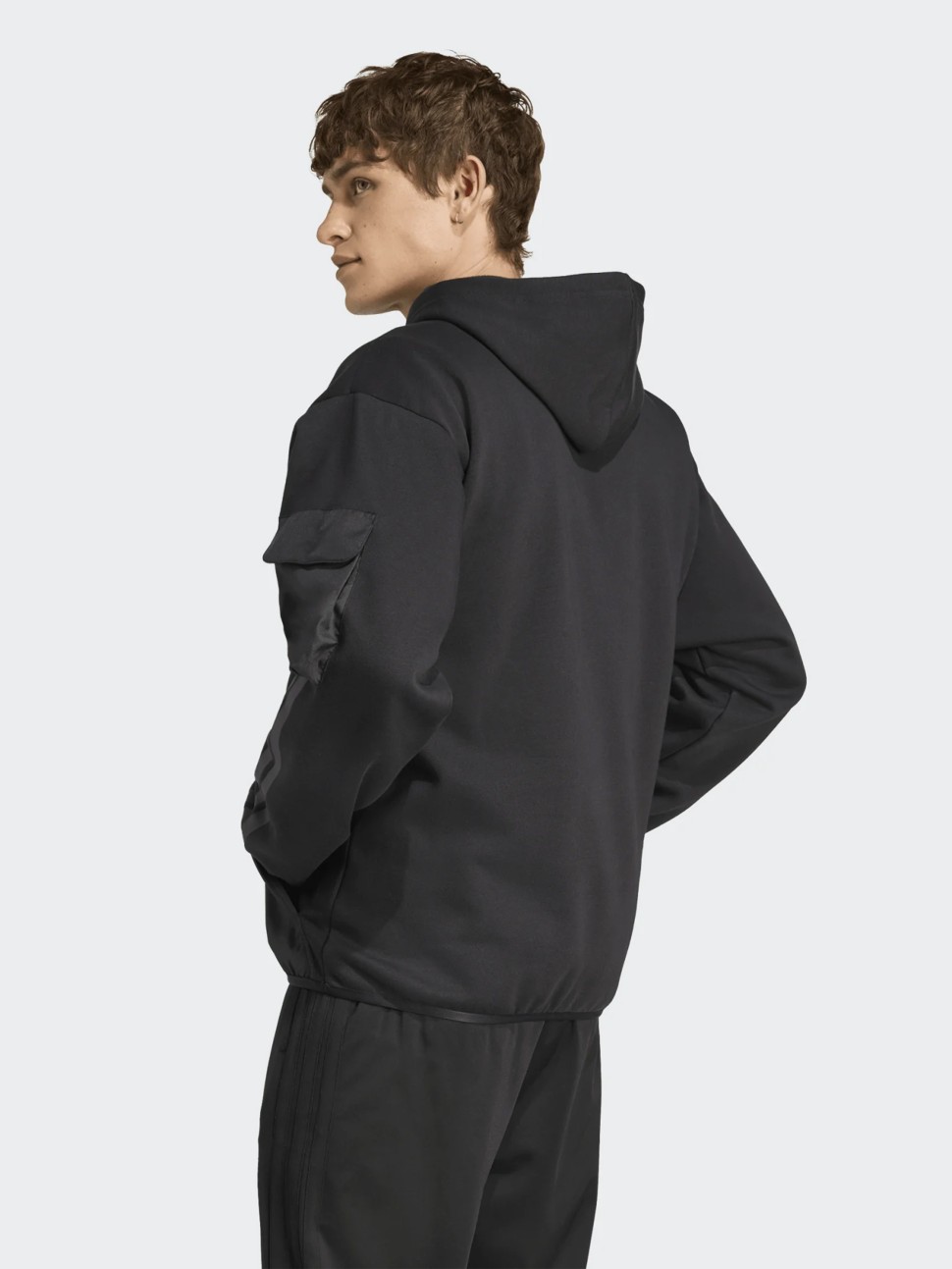 Толстовка мужская Adidas M CT UTILITY HD черная JM1484 — фото 3