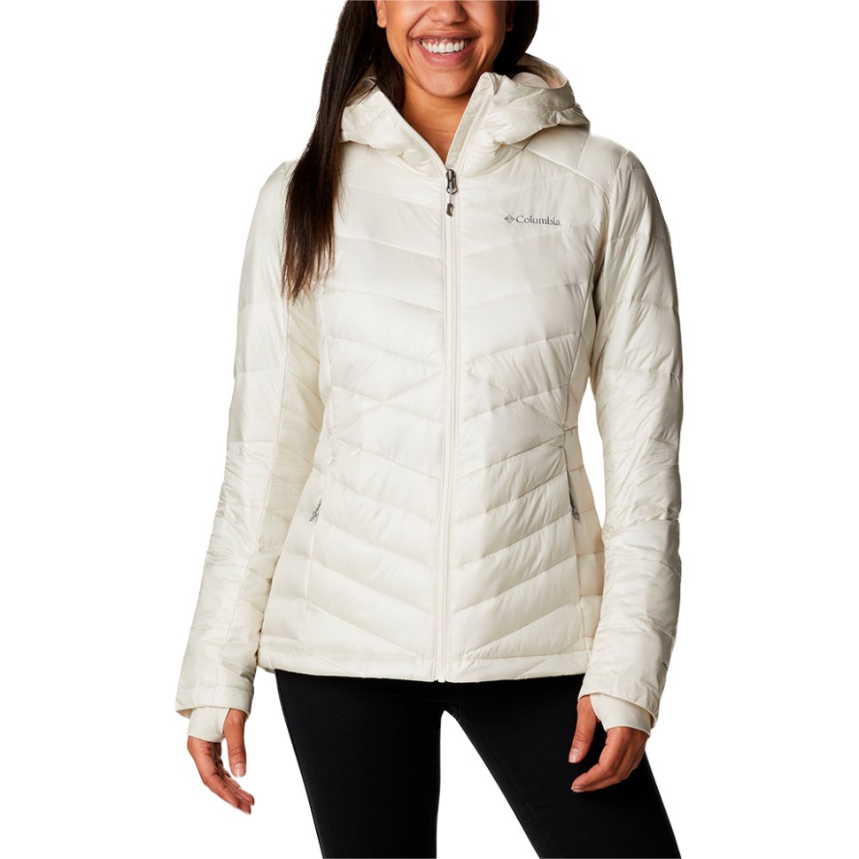 Куртка жіноча Columbia Joy Peak™ Hooded Jacket  молочна 1982671-191 — фото 1