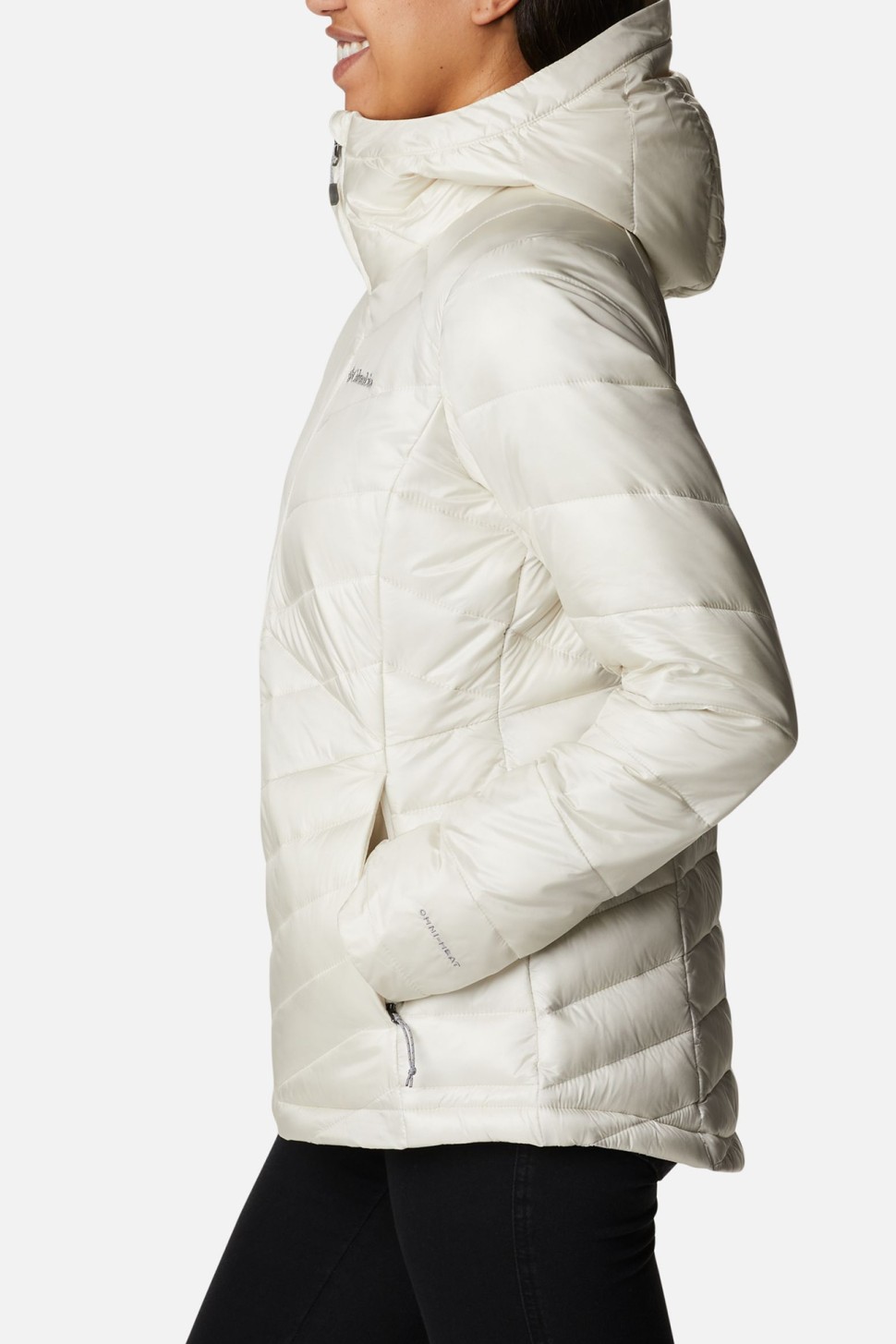 Куртка жіноча Columbia Joy Peak™ Hooded Jacket  молочна 1982671-191 — фото 2