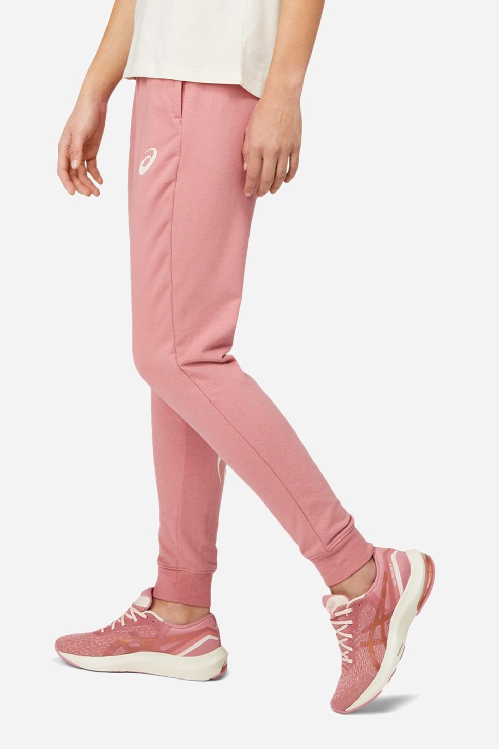 Штани жіночі Asics Big Logo Sweat Pant рожеві 2032A982-700  — фото 5