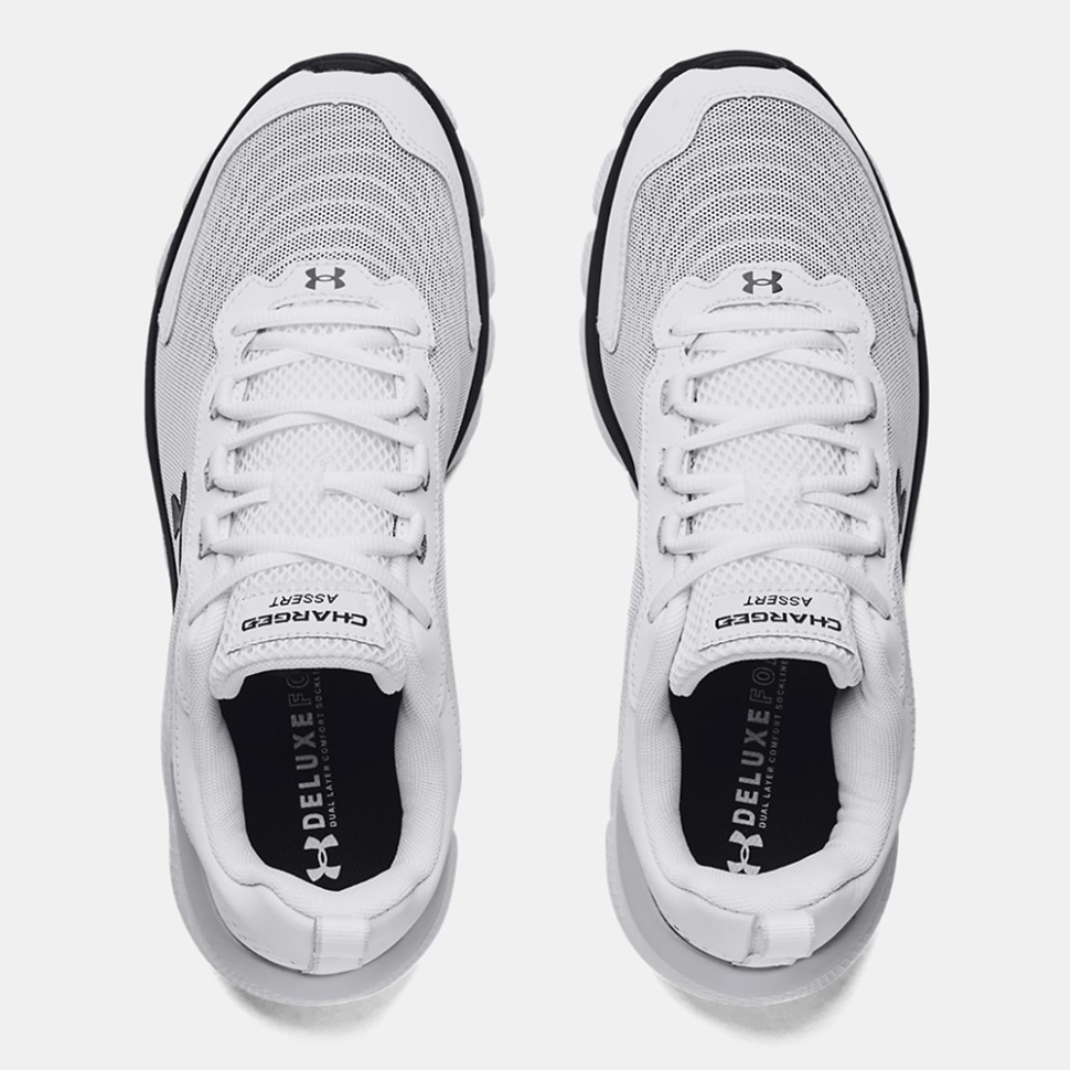 Кроссовки мужские Under Armour Ua Charged Assert 9 белые 3024590-108 купить в интернет-магазине Sport City | Лучшая цена | Скидки | Акции | 0-800-339- изображение 3