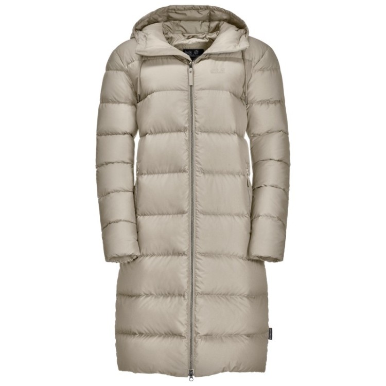 Куртка пуховая женская Jack Wolfskin серая 1204131-6260 изображение 1