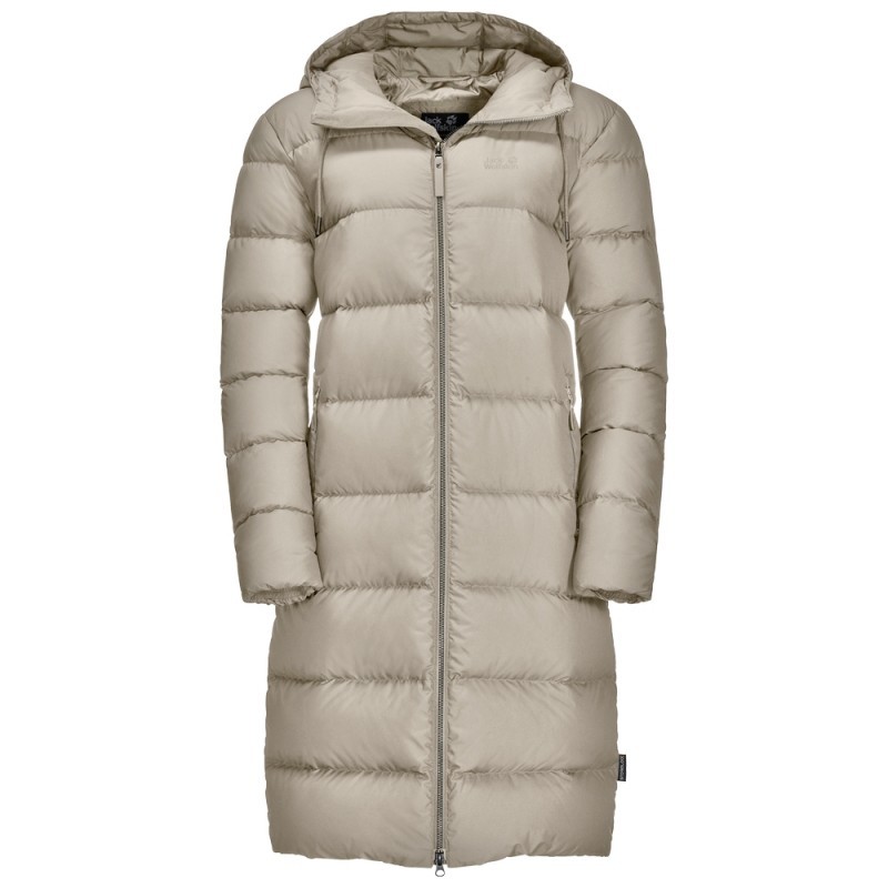 Куртка пуховая женская Jack Wolfskin серая 1204131-6260 изображение 1