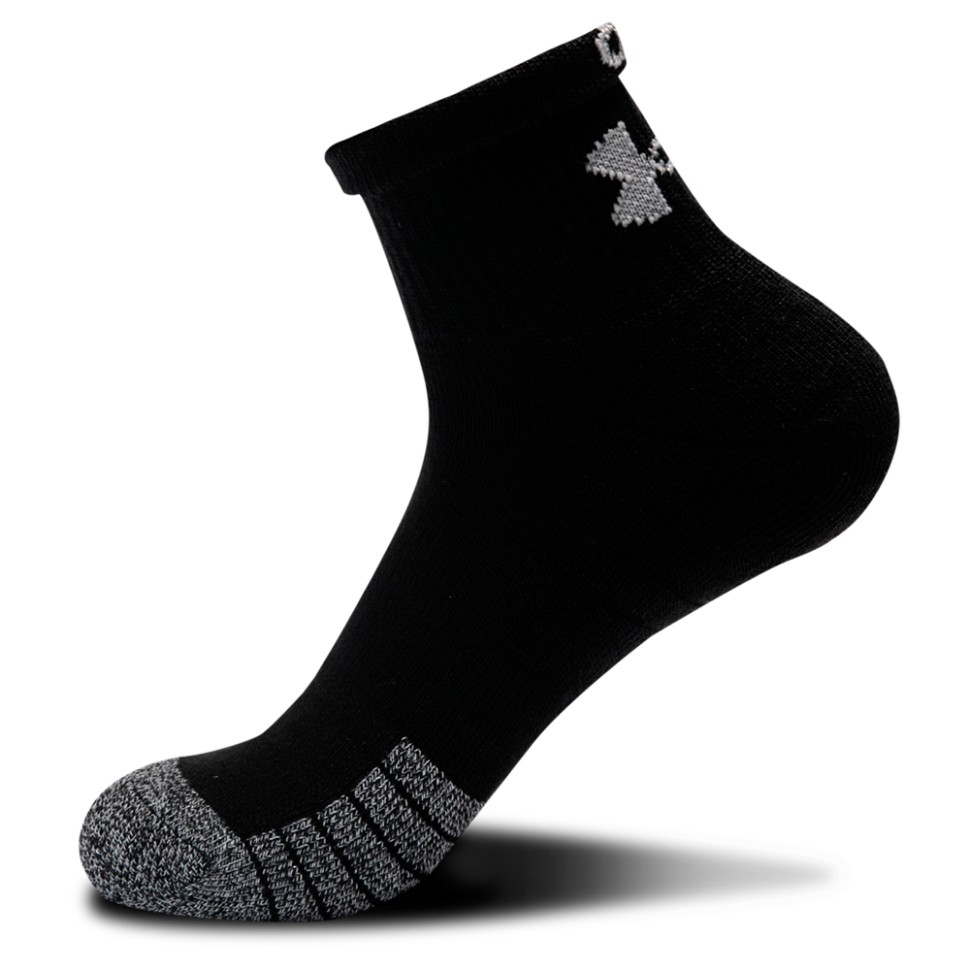 Шкарпетки Under Armour UA Heatgear Quarter 3pk чорні 1353262-001 — фото 1