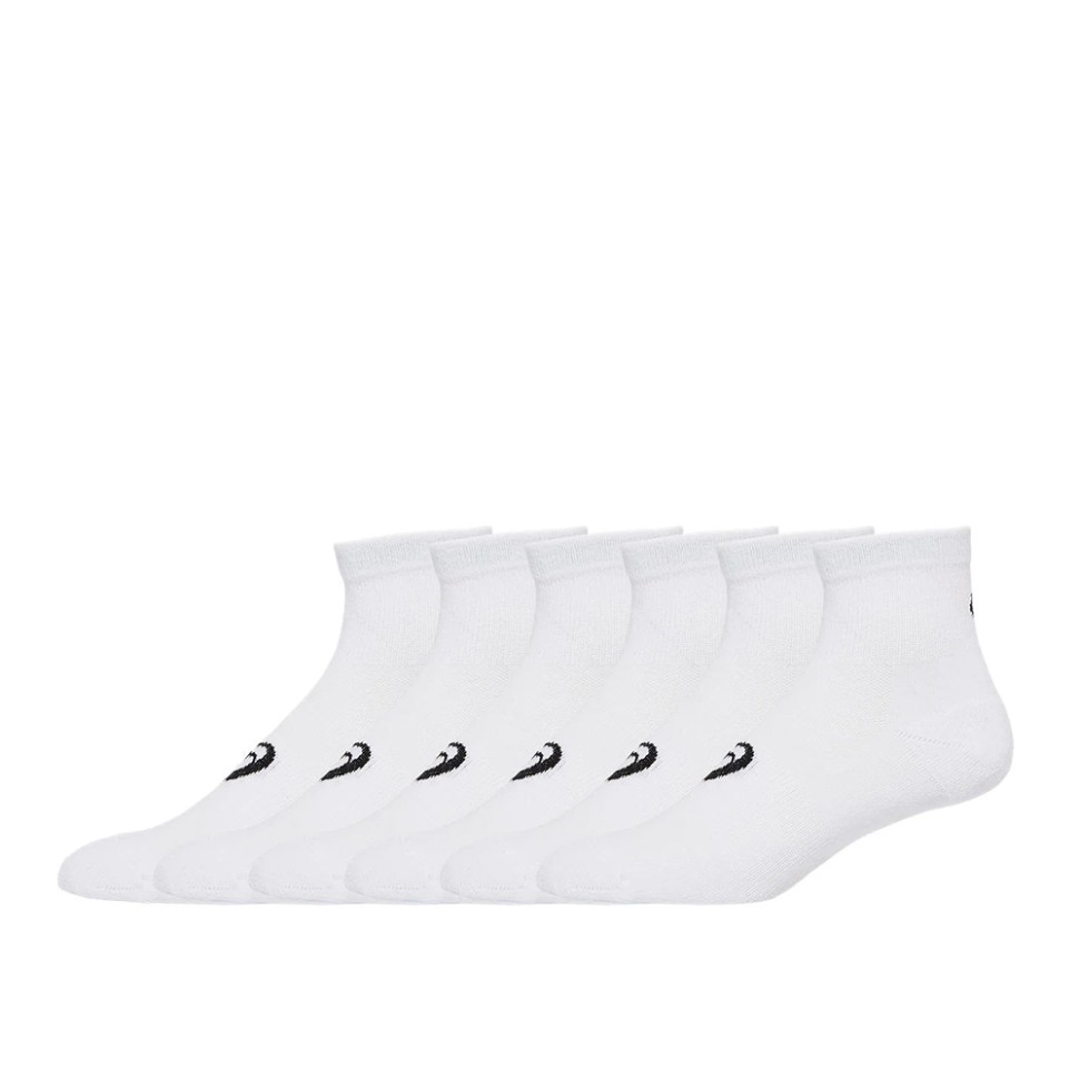 Носки Asics 6PPK QUARTER SOCK белые 3033B720-100 изображение 1