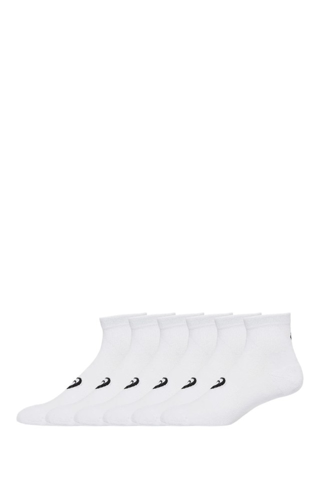 Носки Asics 6PPK QUARTER SOCK белые 3033B720-100 изображение 2