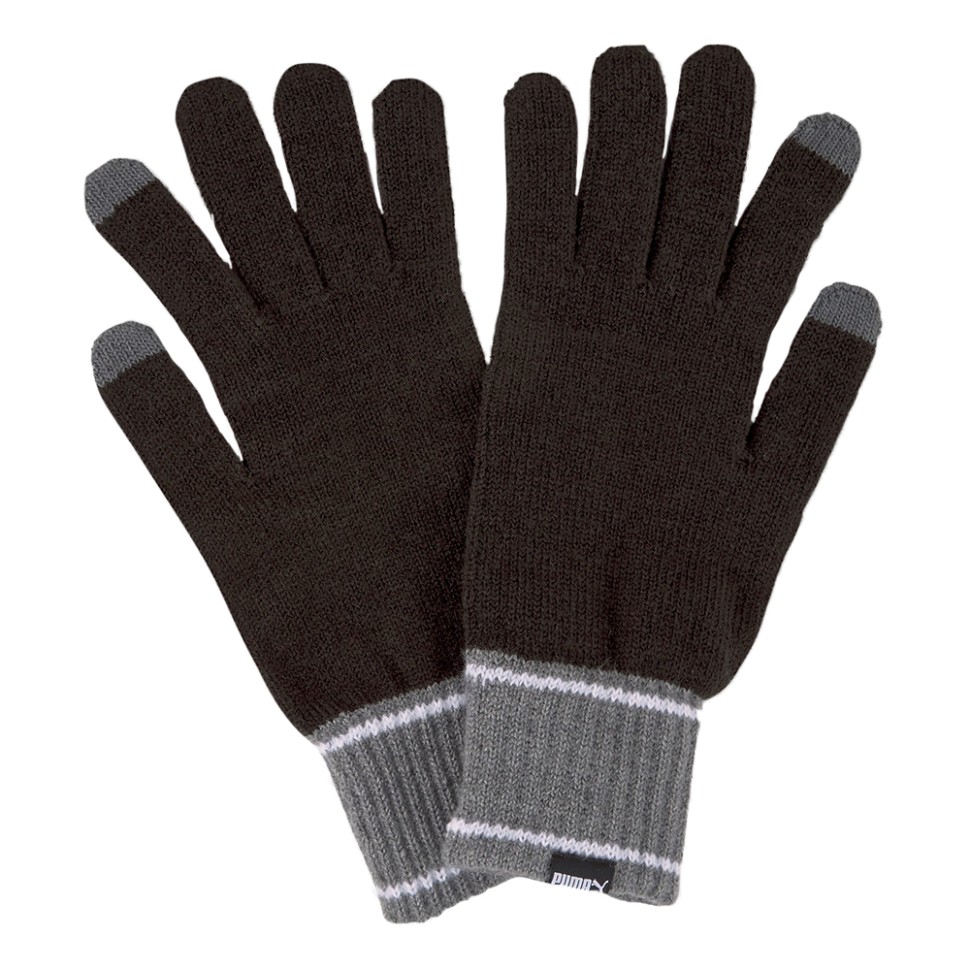 Рукавички Puma Knit Gloves чорні 04177201 — фото 1