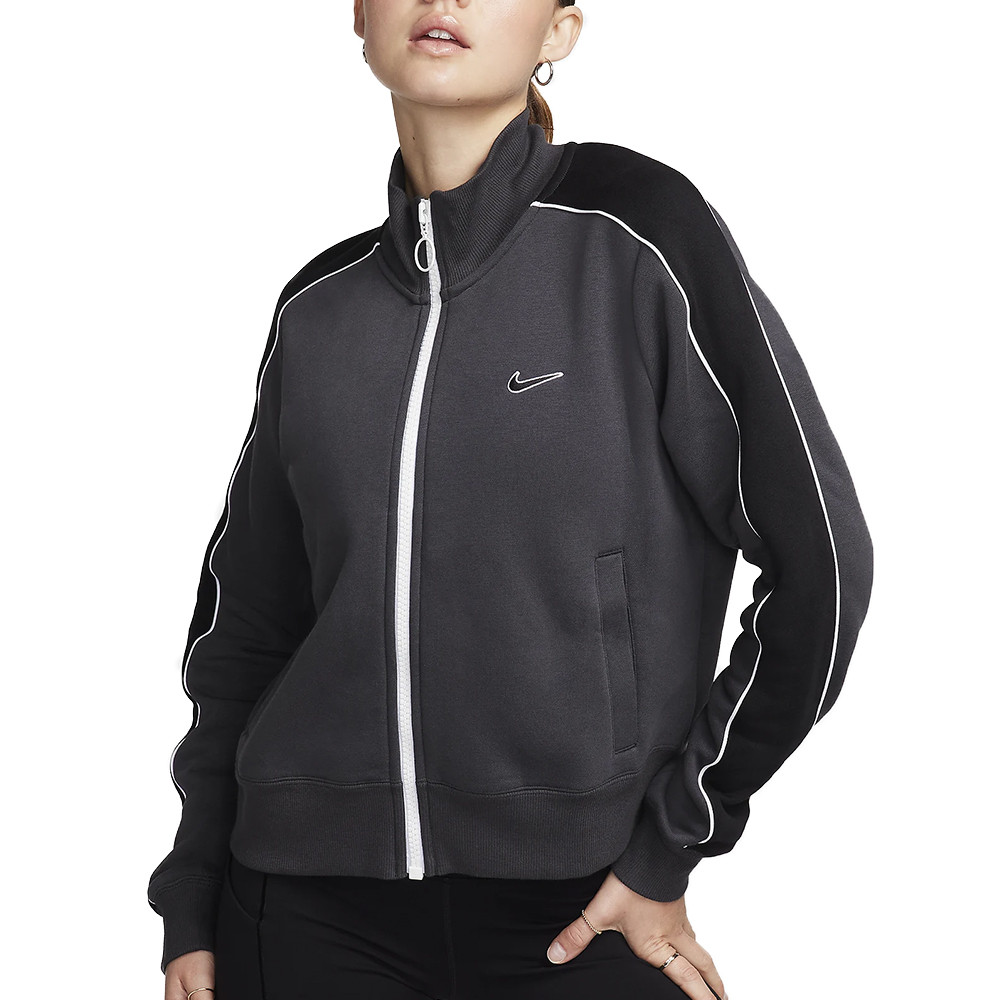 Толстовка жіноча Nike W NSW FLC TT SW темно-сіра FV4973-060 изображение 1
