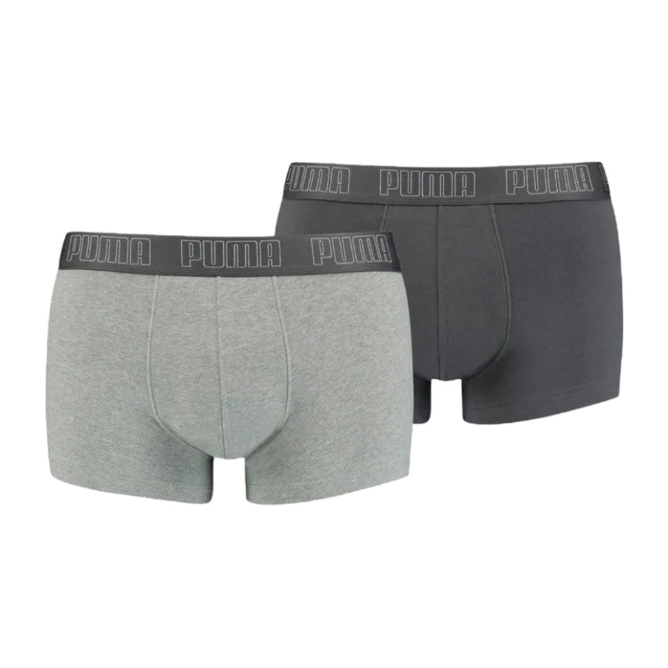 Нижня білизна чоловіча Puma BASIC TRUNK 2P сіра 93501508 — фото 1