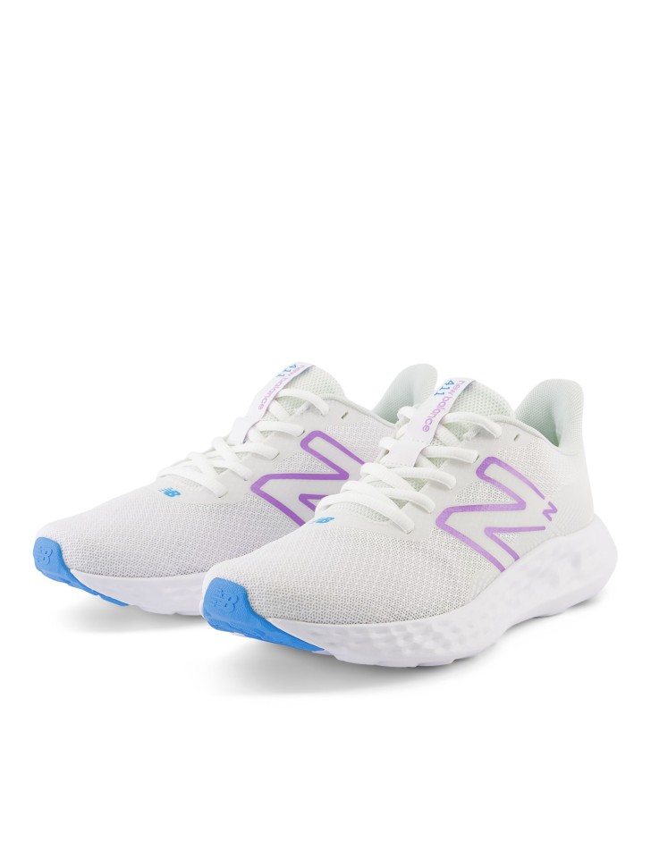 Кроссовки женские New Balance 411 белые W411RW3 изображение 5