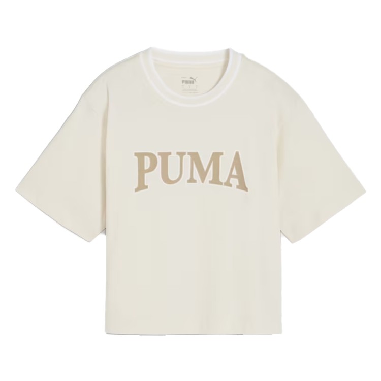 Футболка женская Puma SQUAD Graphic Tee молочная 67790387