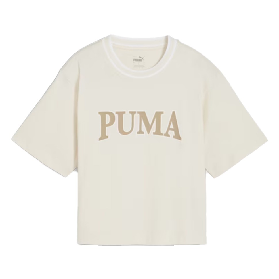 Футболка жіноча Puma SQUAD Graphic Tee молочна 67790387 — фото 1